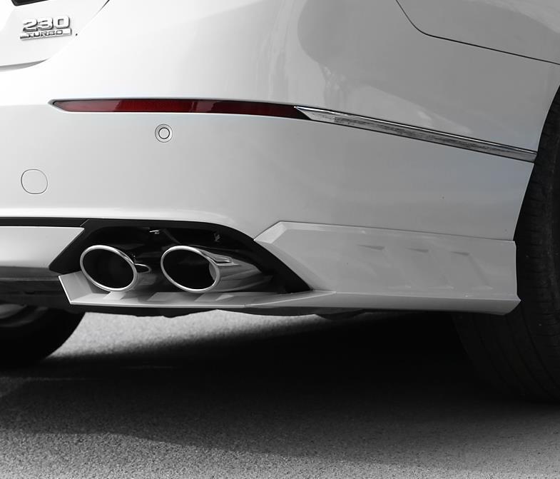 White Car Rear Bumper Side Moulding Cover Trim For Honda Accord 10th 2018-2020