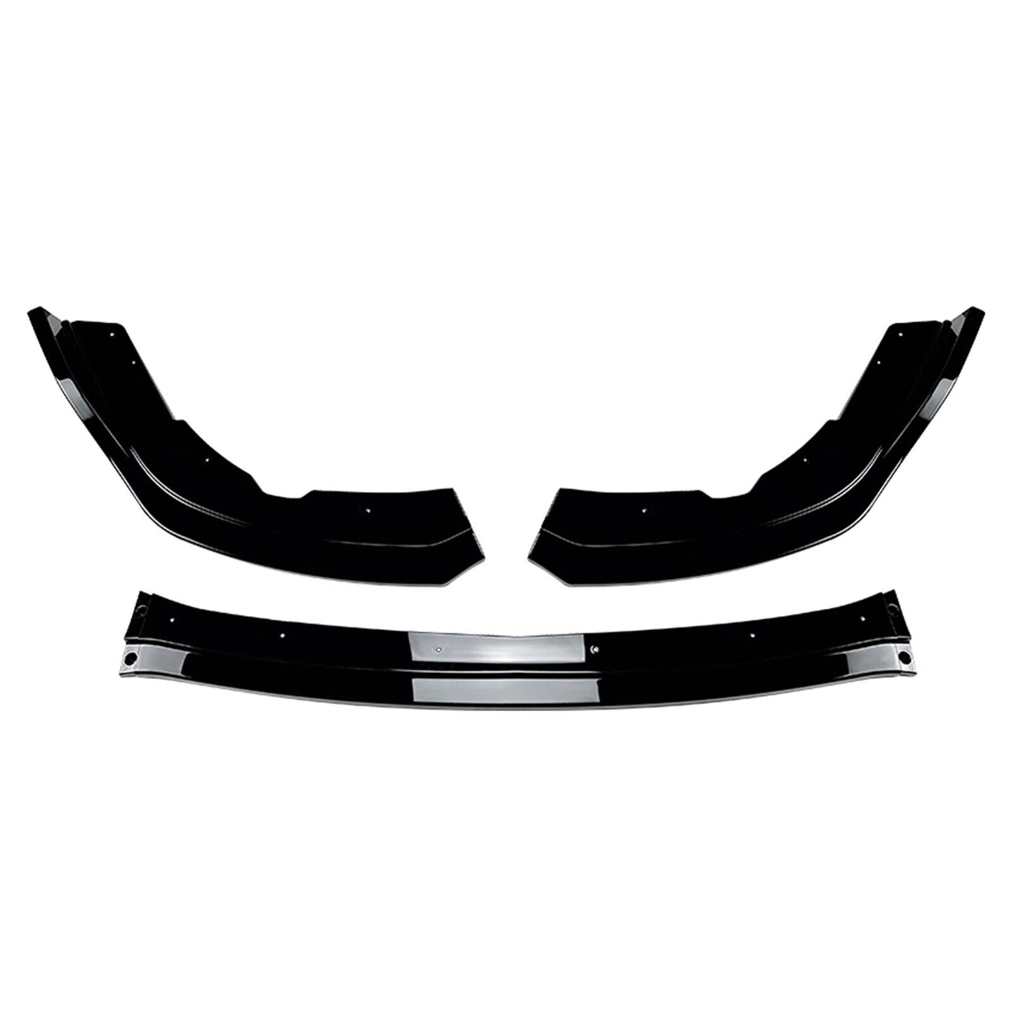 1Set Car Front Bumper Spoiler Lip Kit For Subaru Impreza WRX STI 2011-2014 Black