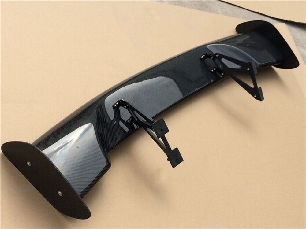 57" Car Carbon Fiber Trunk Spoiler Roof Wing For 2009-2020 Nissan 370Z JDM Style