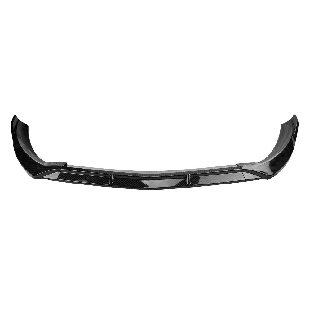 Black Car Front Bumper Spoiler Splitter Lip For Mercedes Benz CLA W117 2017-2018