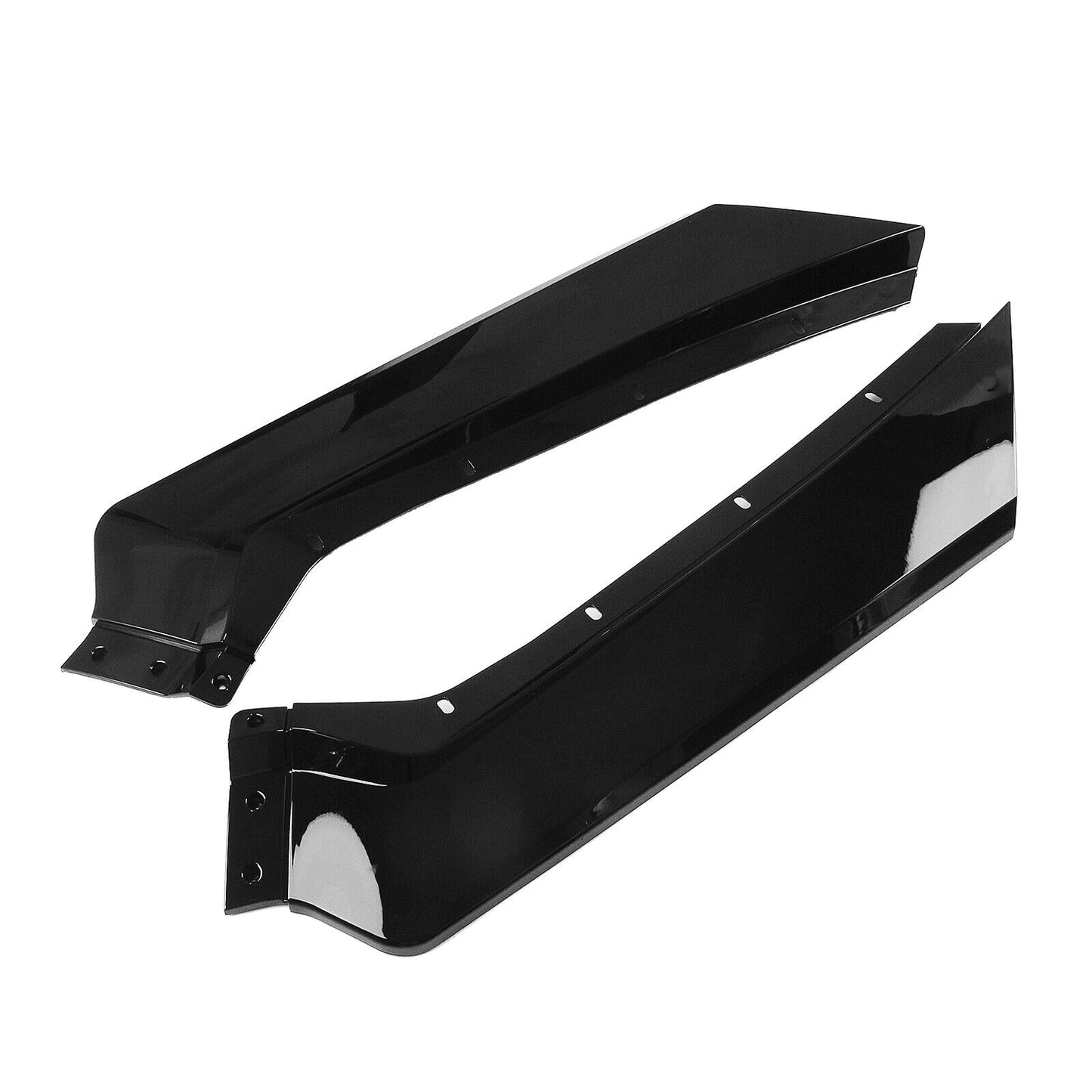 Front Bumper Spoiler Lip Splitter Kit For Corvette C8 All Models 2020-2024 Black