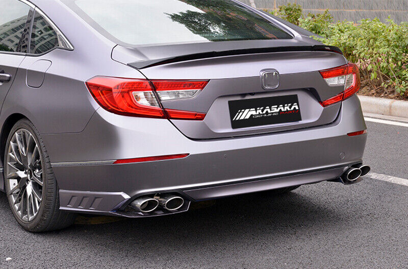 Car Rear Bumper Lip Surround Molding Trim Cover For Honda Accord 2018-2020 Gray