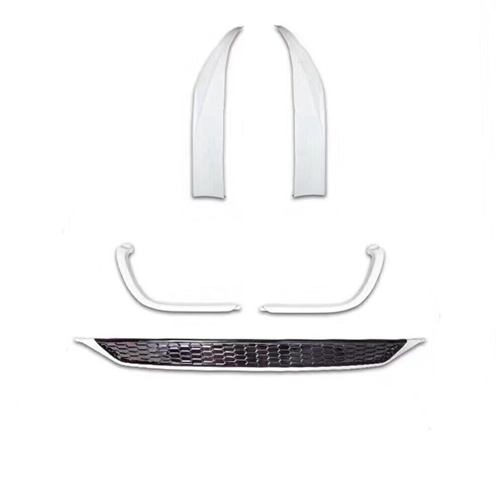 5Pcs Rear Diffuser With Side Corner For Honda Accord 10th Gen 2018-2022 White