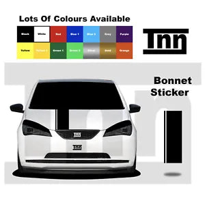 Bonnet Stripe Stickers Vinyl Graphics For Skoda Citigo VW Up! UP Seat Mii DUB