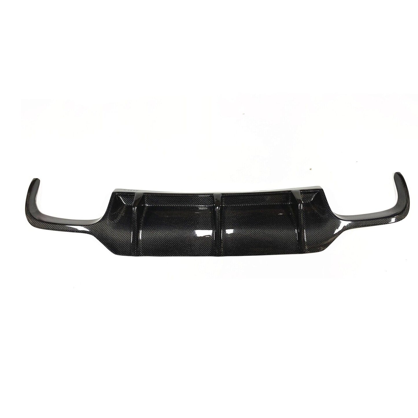 fits Mercedes Benz R230 SL63 SL65 AMG 4 Tip Rear Bumper Diffuser Lip Carbon Fiber