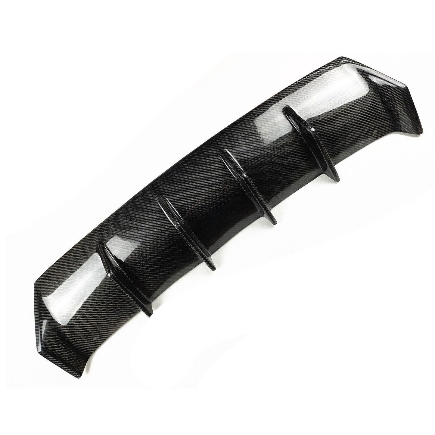 Black Carbon Fiber Rear Bumper Diffuser Shark Fins fits Lexus IS300 IS350 IS200t