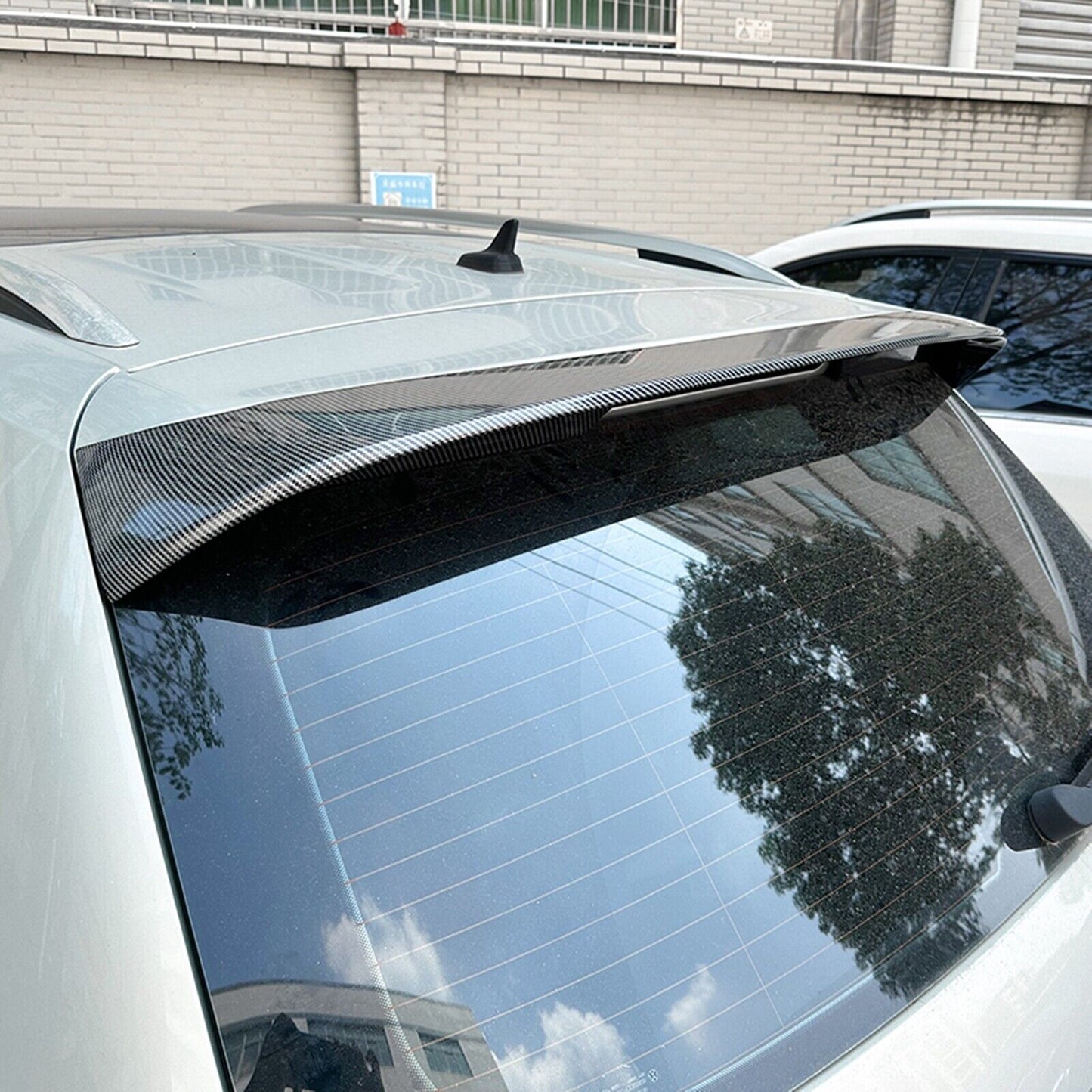 Rear Trunk Spoiler Lip Wing fits Volkswagen Tiguan MK2 2017-2023 Gloss Black