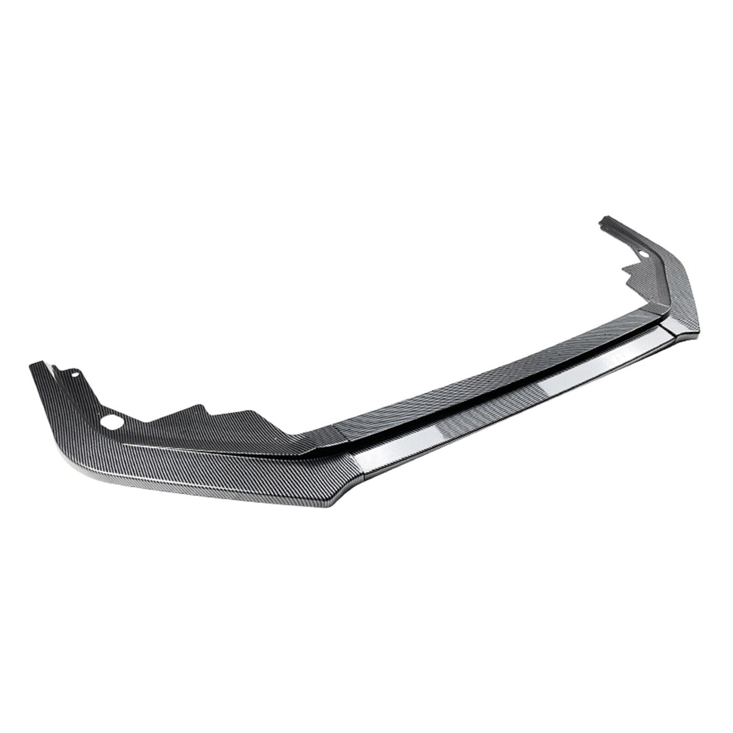 Carbon Style Front Bumper Spoiler Lip fits Honda Civic 11th 21-24 Hatchback Sedan