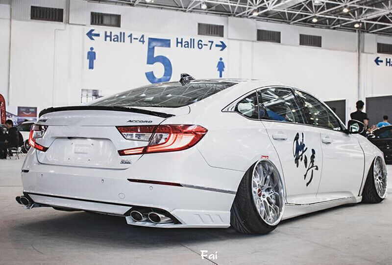 4pcs White Rear Bumper Side Moulding Cover Trim fits Honda Accord 10th 2018-2020