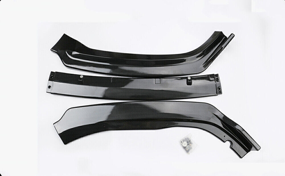 Carbon Fiber Look Front Bumper Spoiler Lip fits Honda Accord 10th Gen Sport 18-21