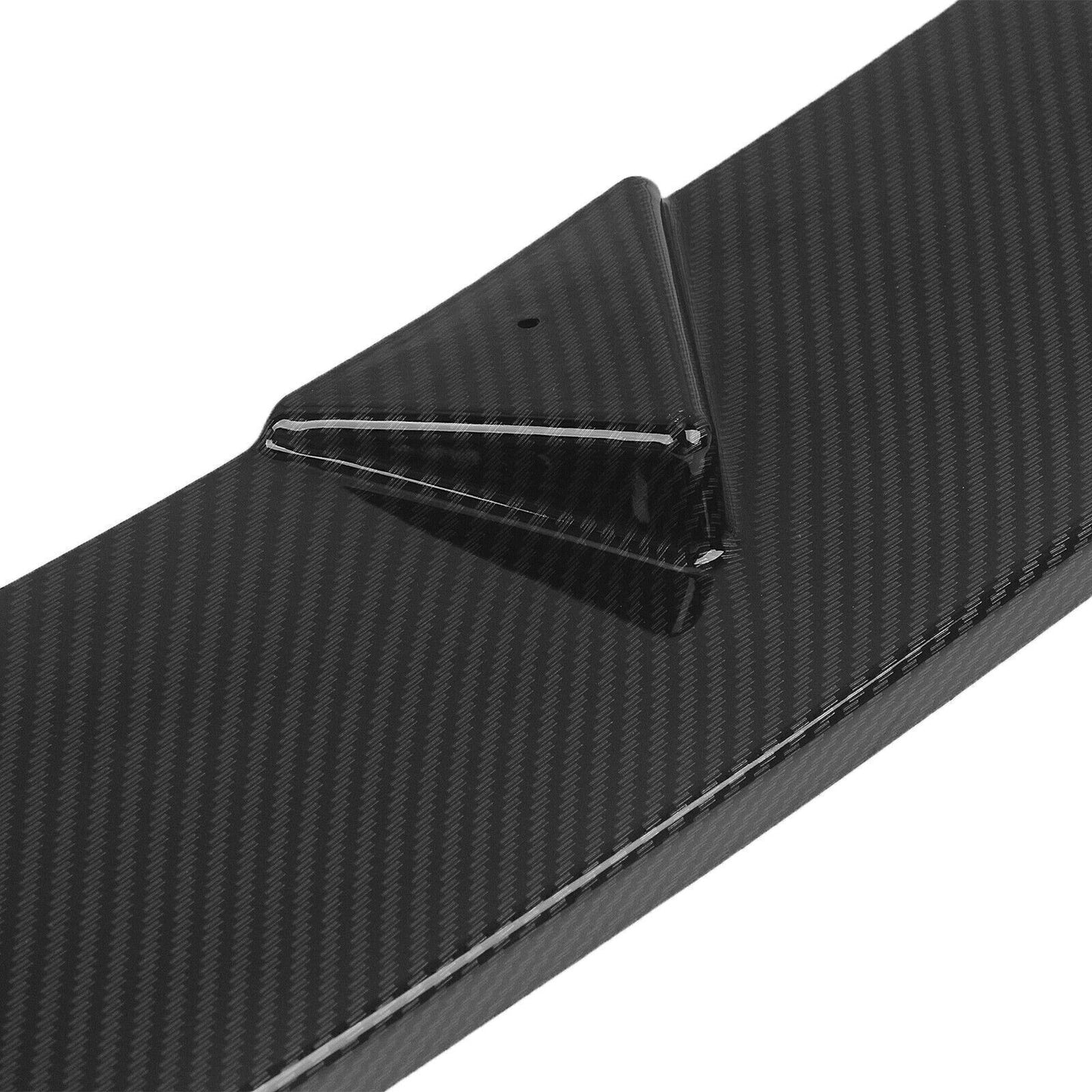 3pcs Front Bumper Spoiler Lip Kit fits Infiniti Q60 2017-2022 Carbon Fiber Style