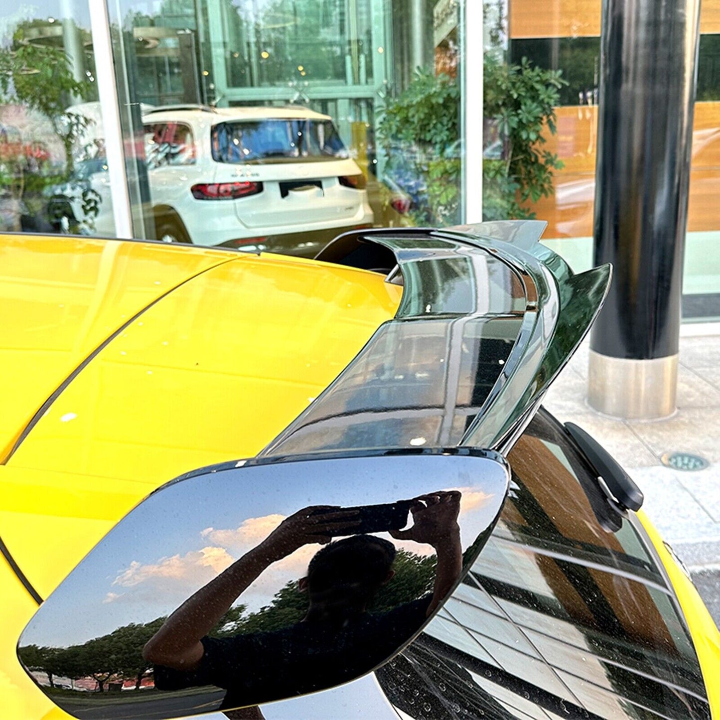 Gloss Black Rear Trunk Spoiler Lip Wing fits Benz A Class W177 19-22 A35 A45 AMG