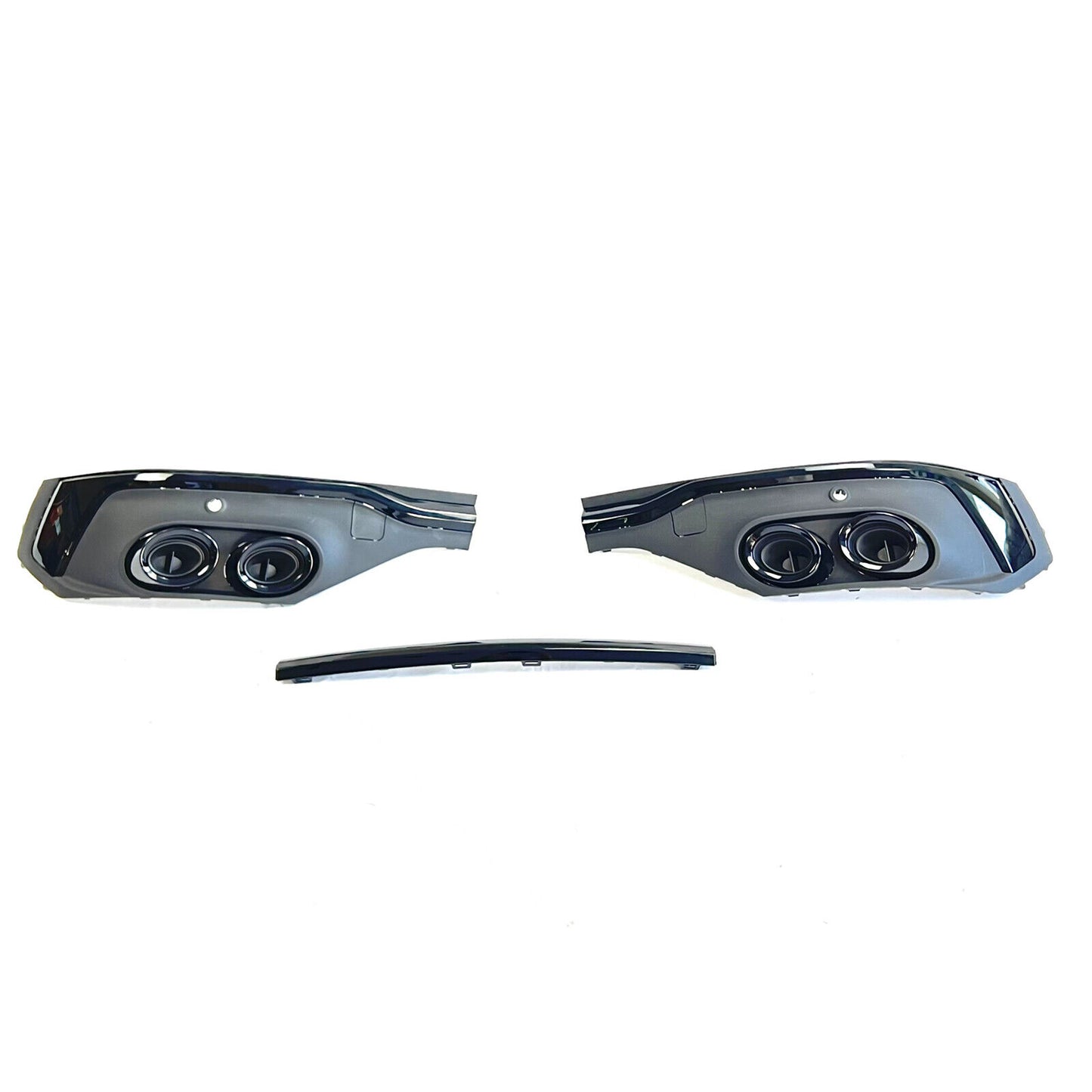 fits Audi Q5 S Line Sportback 2021-2023 Rear Bumper Diffuser Lip Kit Black