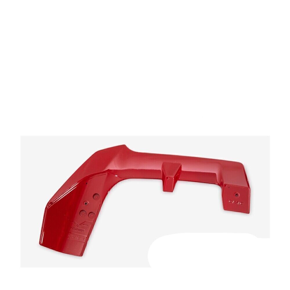 3pcs Rear Roof Spoiler Wing Lip Cover fits Honda Civic Hatchback 2020-2021 RED