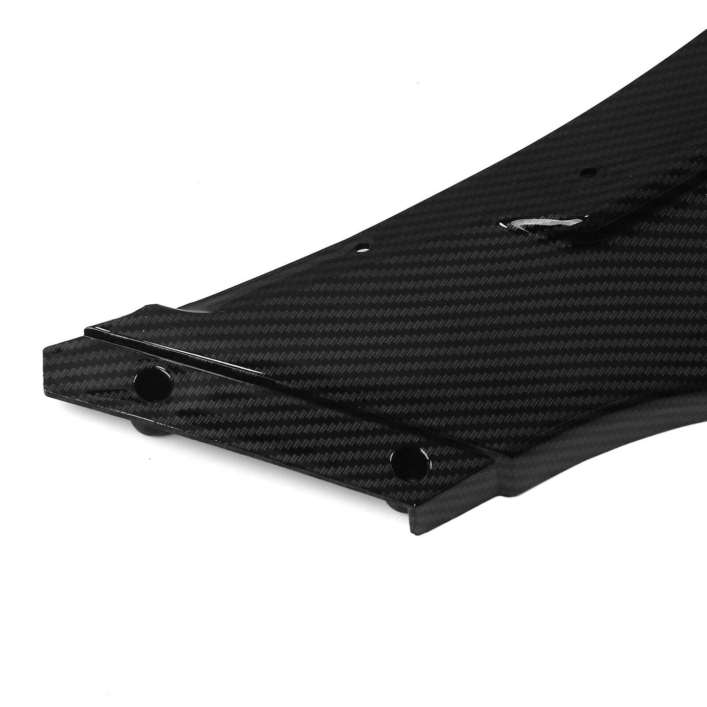 Carbon Fiber Look Front Spoiler Lip Splitter fits Mercedes Benz W117 CLA 17-19