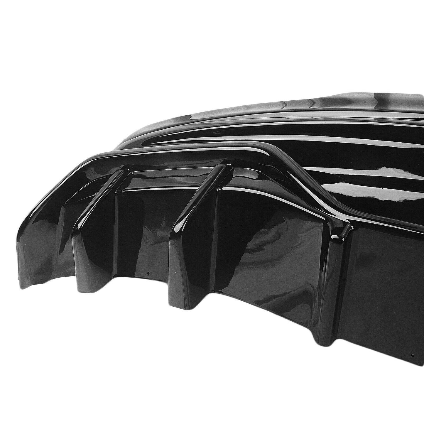 Rear Bumper Diffuser Lip W/Light fits Tesla Model Y 2020 2021-2023 YOFER Black