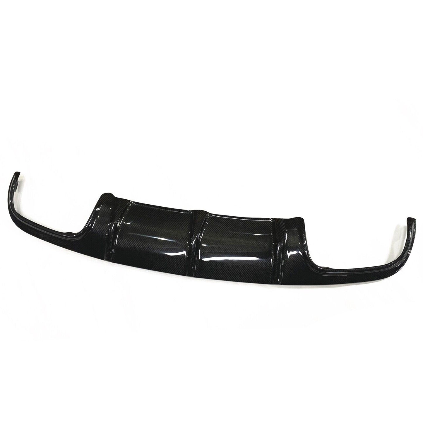 Fit fits Mercedes Benz W204 C63 AMG 2008-2011 Black Rear Bumper Diffuser Lip