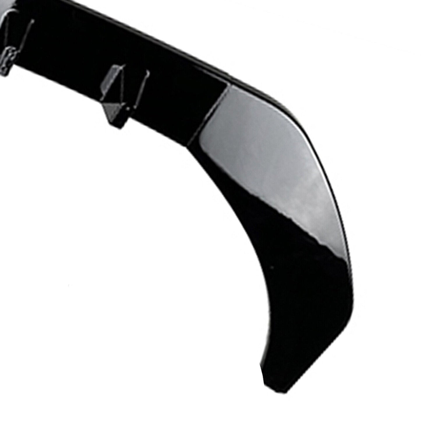 Front Bumper Spoiler Lip fits Mercedes Benz C117 CLA200 CLA45 AMG 16-19 Black