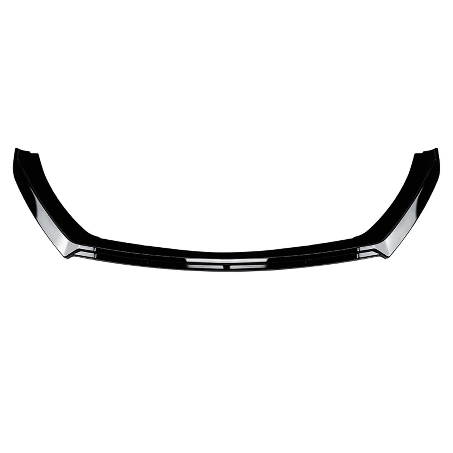 Gloss Black Front Bumper Spoiler Lip Splitter fits Seat Leon MK3.5 2017-2020