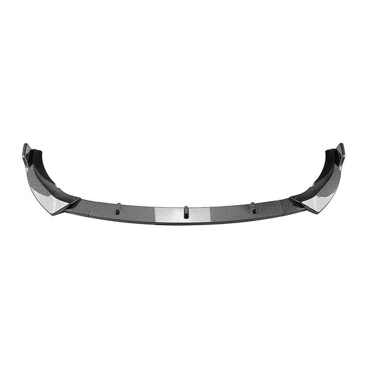 Carbon Style Front Spoiler Splitter Lip fits Mercedes Benz C Class W205 2019-2021