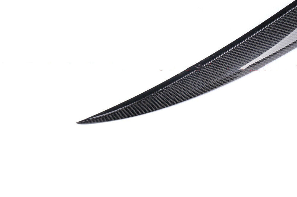 Carbon Fiber Rear Trunk Spoiler Lip Black fits 2012+ Volvo S60 T4 T5 T6 4Dr Sedan