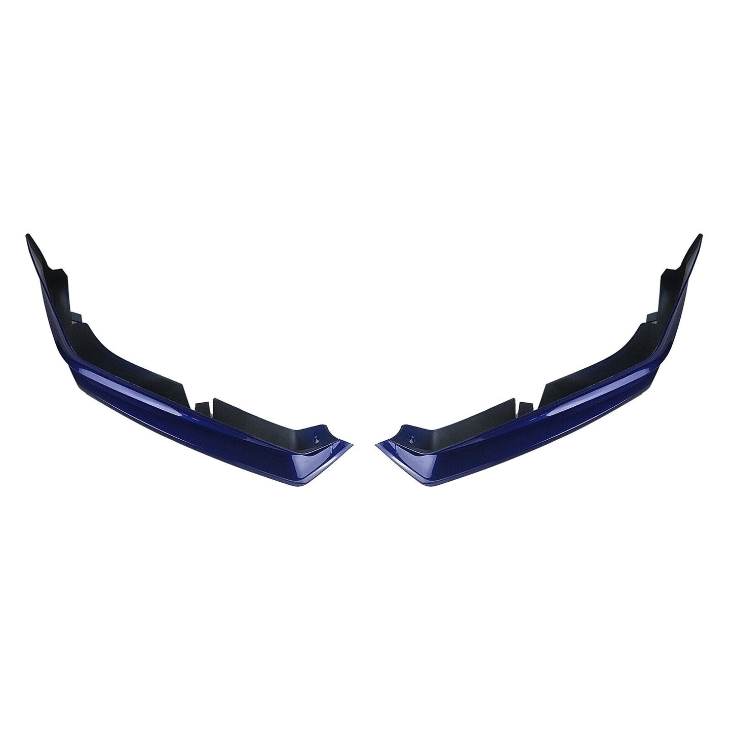 fits Honda Accord YOFER 2021-2022 Black Front Spoiler +Side Splitter Cover Blue