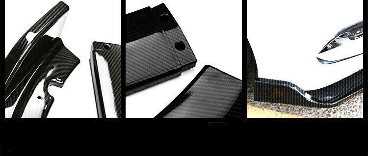 Carbon Fiber Look Front Bumper Spoiler Lip fits Honda Accord 10th Gen Sport 18-21