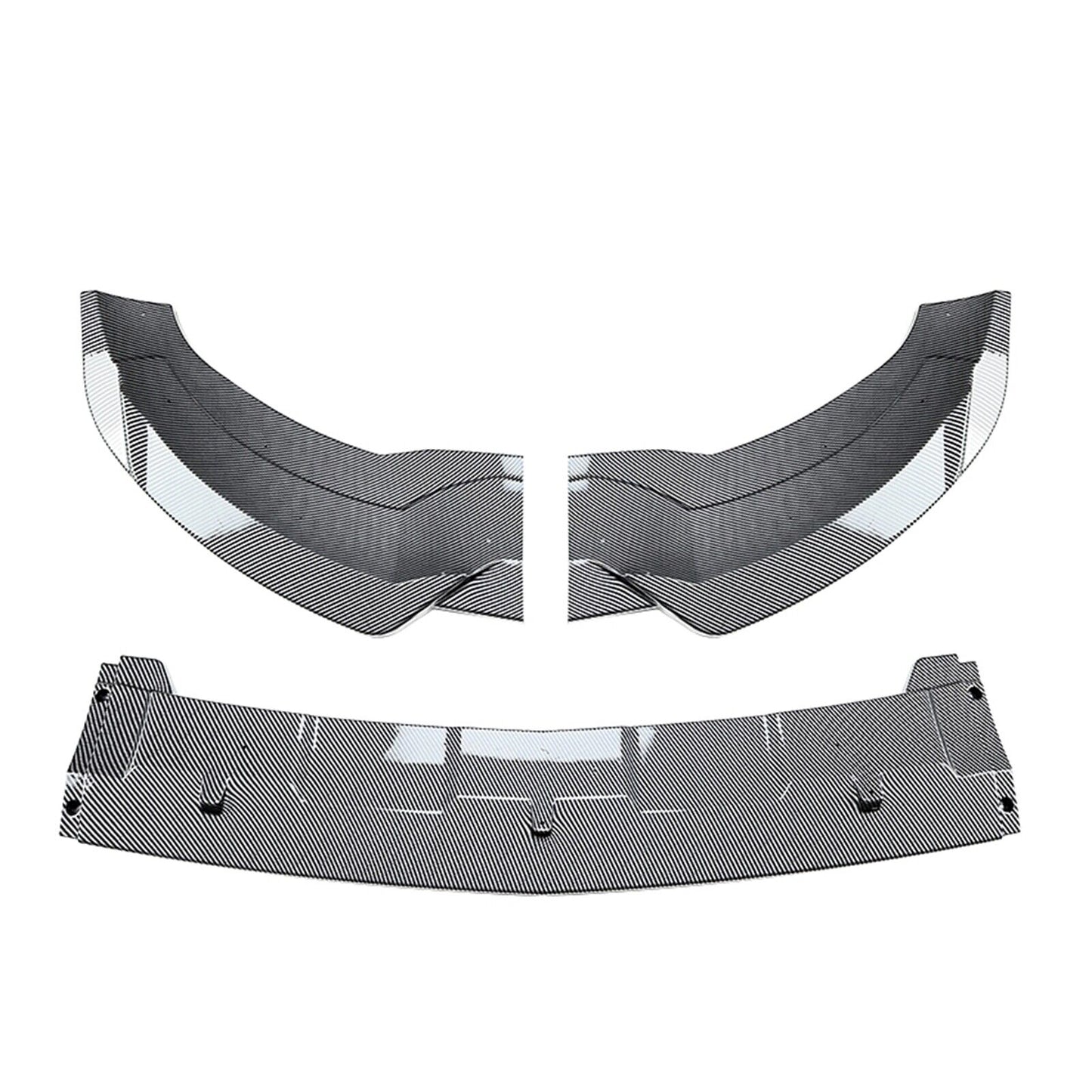 Front Spoiler Splitter Lip fits Benz W166 C292 Coupe AMG 15-18 Carbon Fiber Look