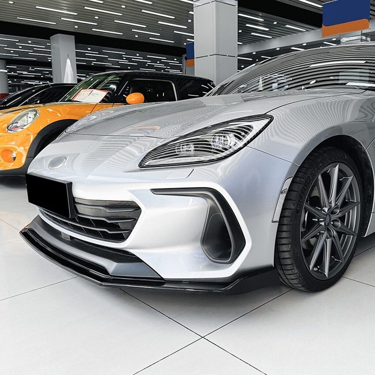 Gloss Black Front Bumper Spoiler Lip Kit fits Subaru BRZ 2022-2024 Bodykit