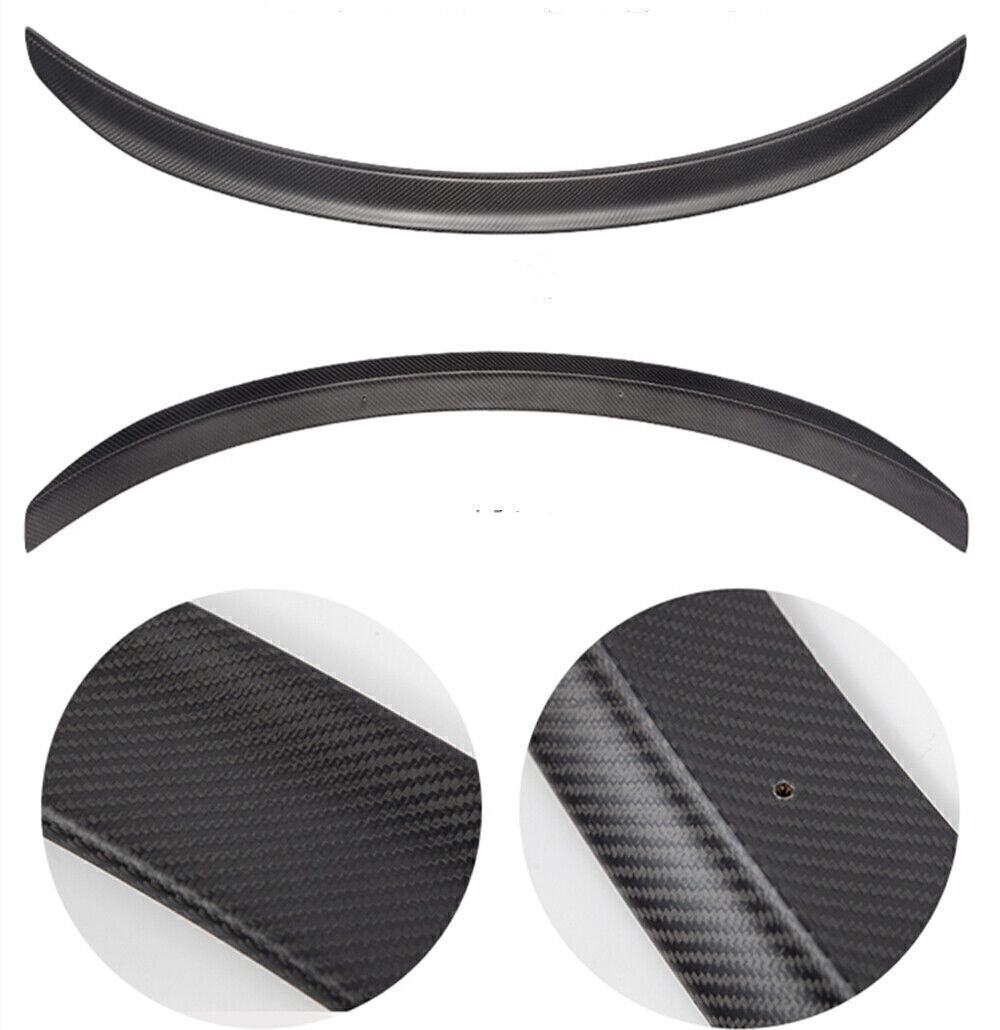 Black Rear Trunk Wing Spoiler Wing Lip Matte fits Tesla Model 3 YG 2017-2023 2018