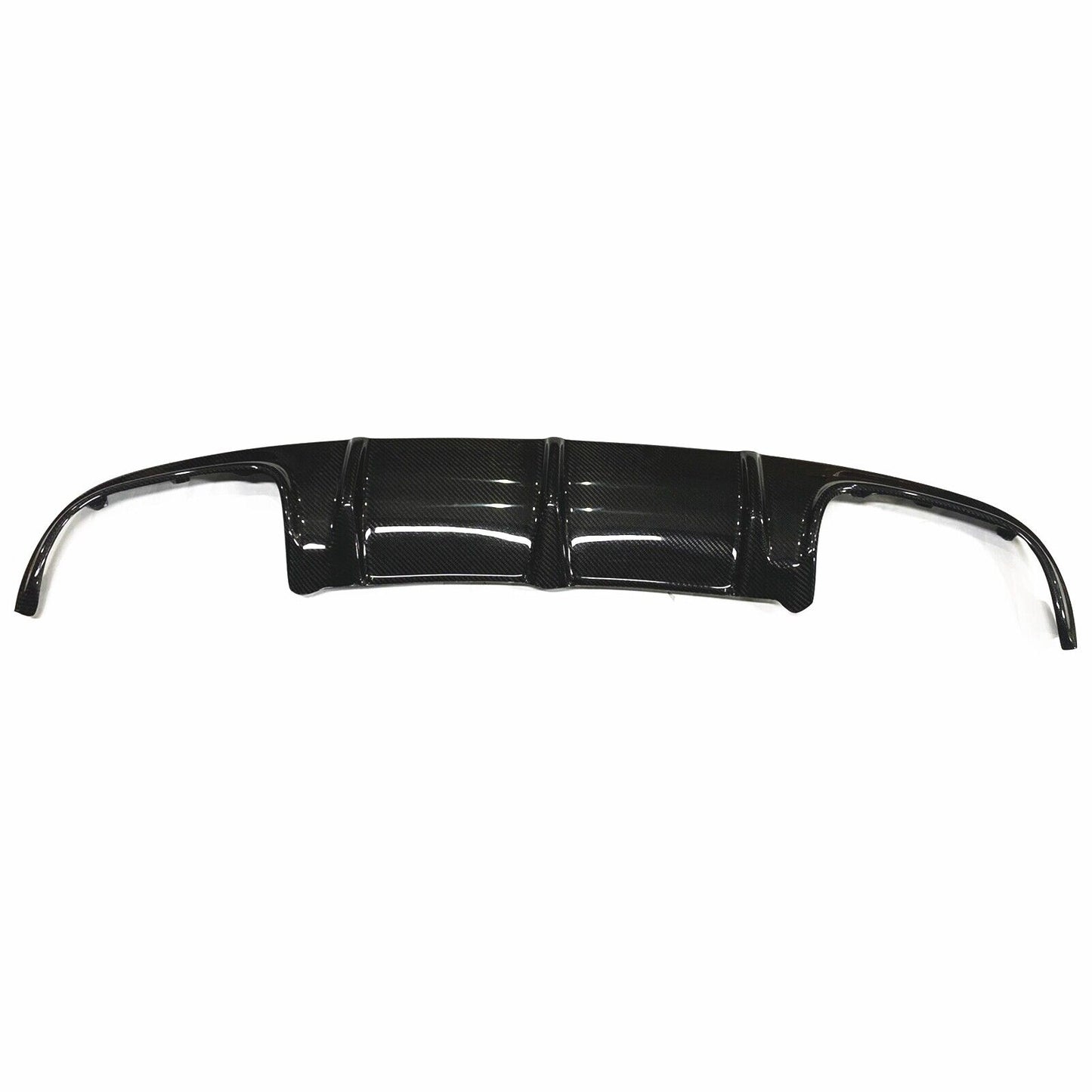 Fit fits Mercedes Benz W204 C63 AMG 2008-2011 Black Rear Bumper Diffuser Lip