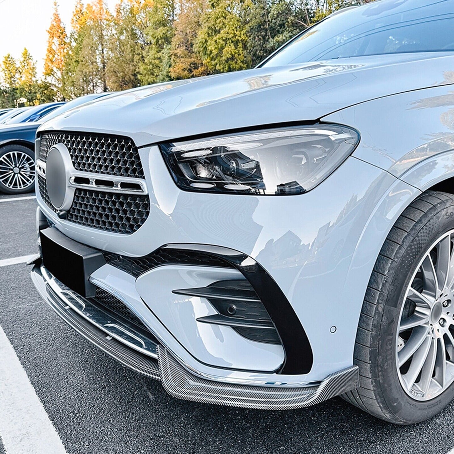 Front Spoiler Lip Splitter fits Mercedes Benz GLE Coupe W167 C167 24+ CB Look