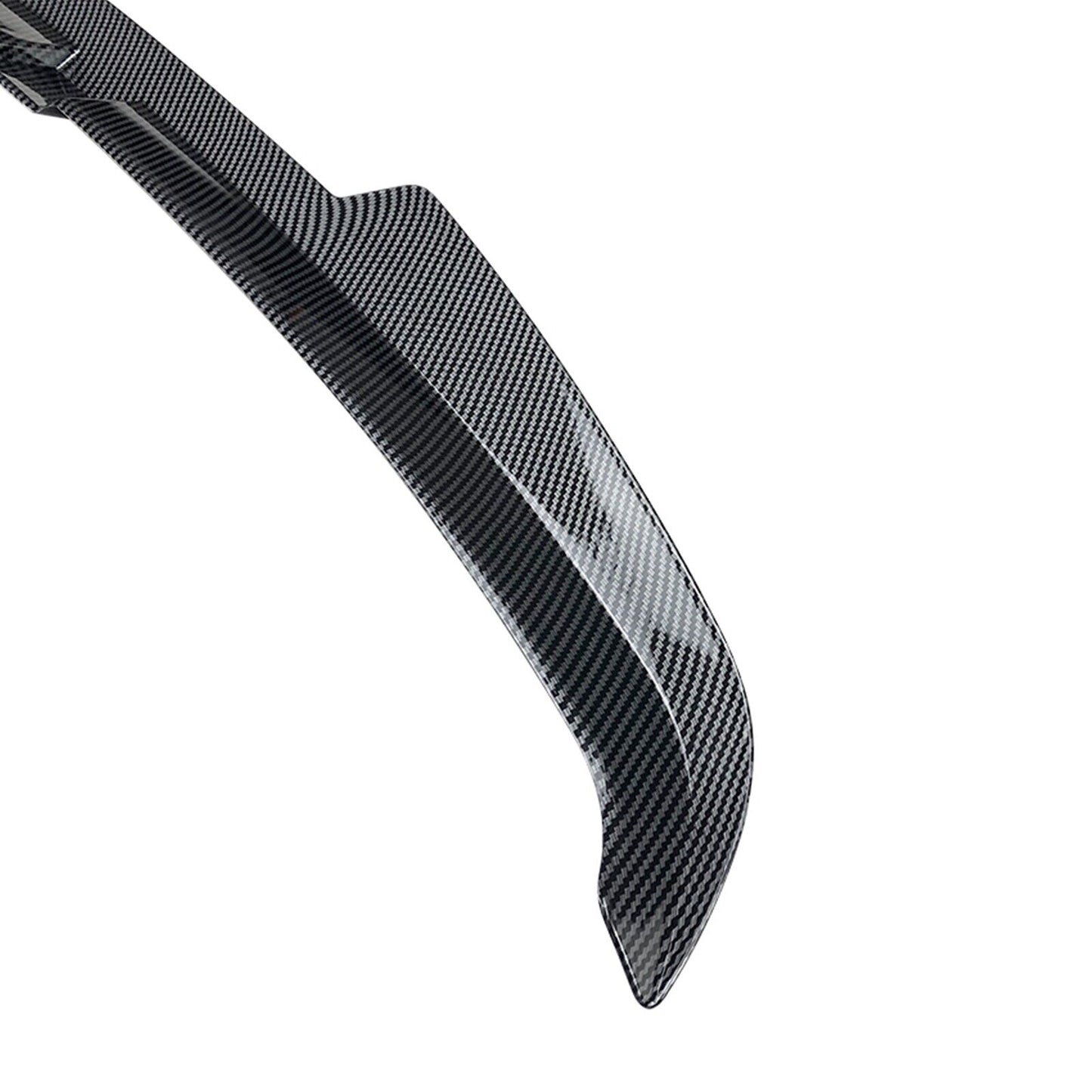 Rear Trunk Spoiler Lip Wing Fit fits Audi A3 8Y Sportback 2020-22 Carbon Look