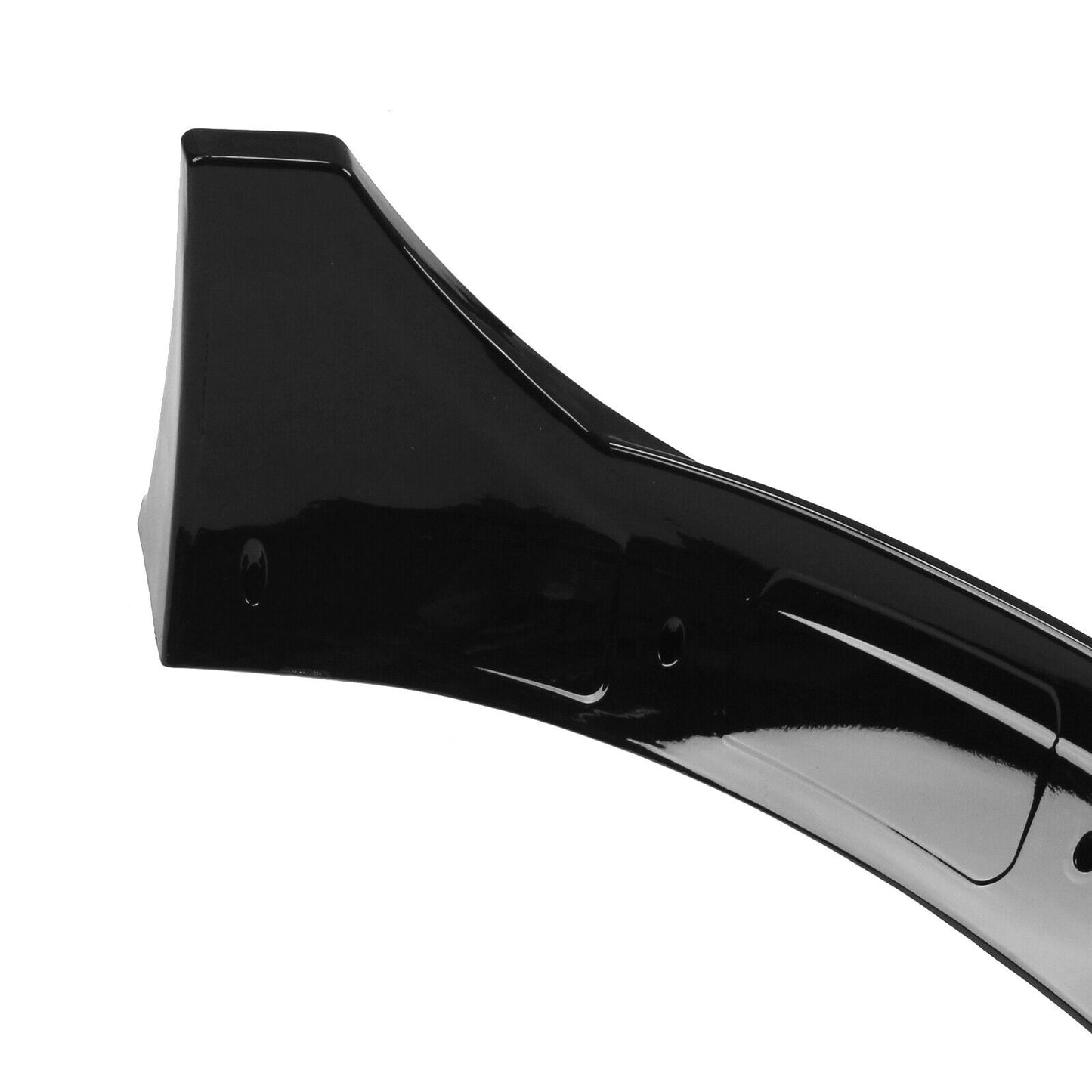 Gloss Black Front Spoiler Lip Splitter Kit fits Tesla Model Y 2020-2023 4PCS