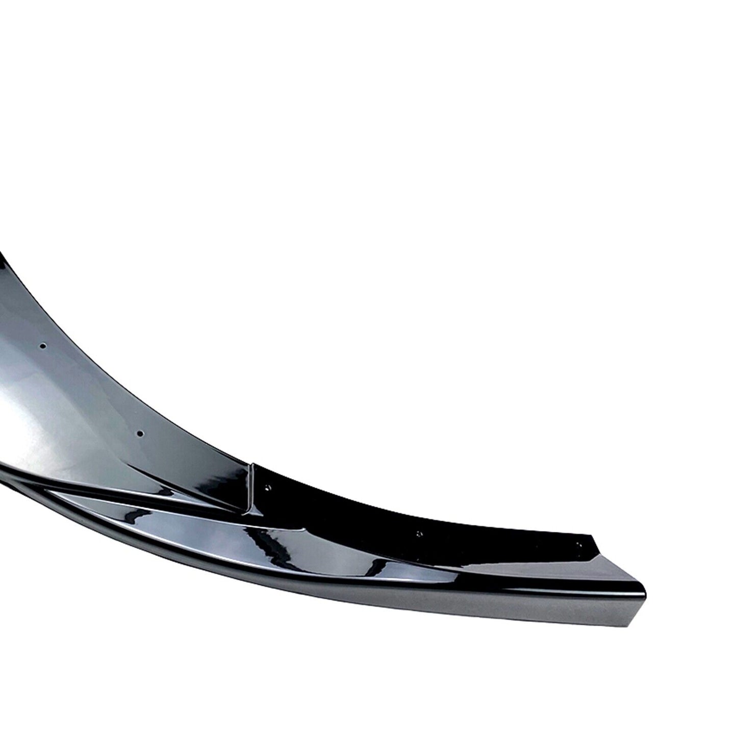 Gloss Black Front Bumper Spoiler Lip Splitter fits Hyundai I30N MK3.5 2020-2022