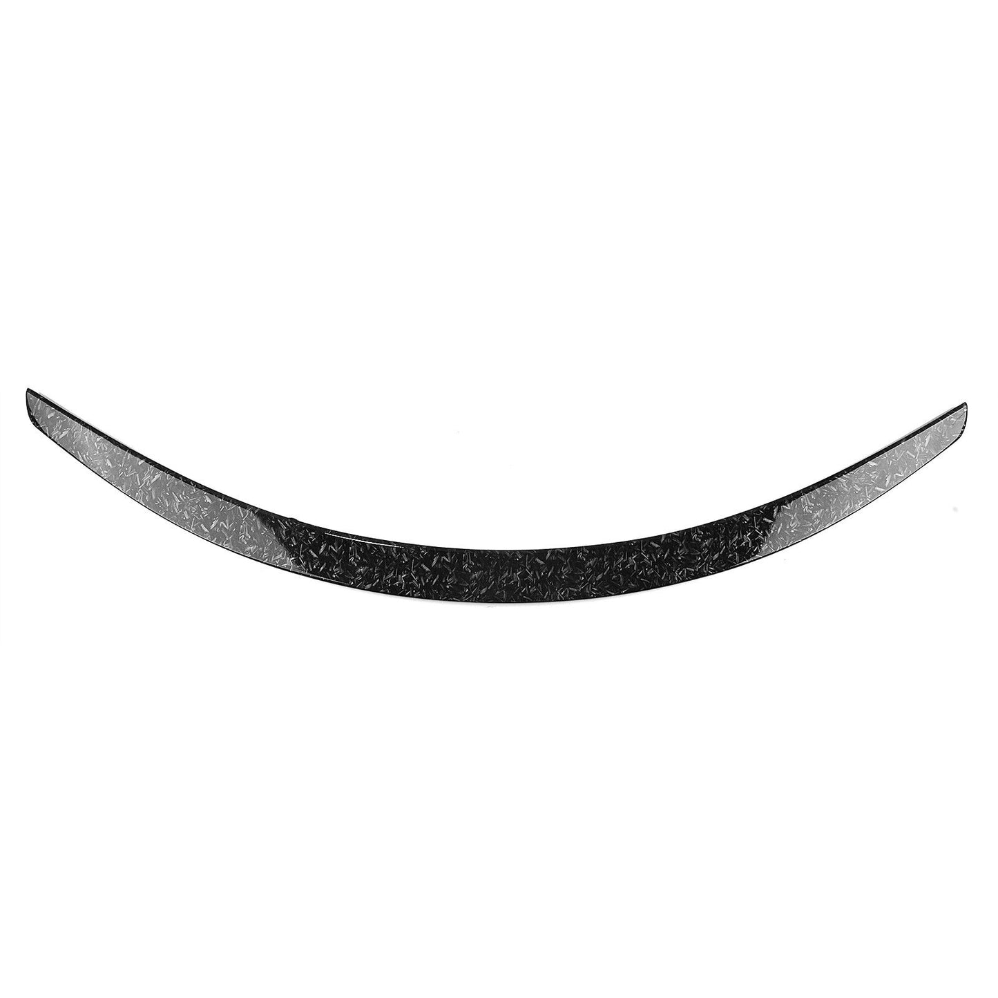 fitsged Carbon Fiber Look Rear Trunk Spoiler Lip Wing fits Tesla Model S 2012-2022