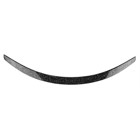 fitsged Carbon Fiber Look Rear Trunk Spoiler Lip Wing fits Tesla Model S 2012-2022