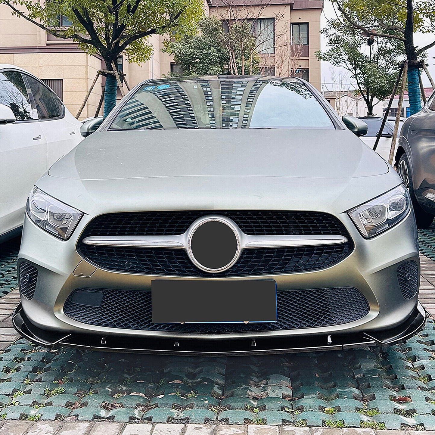 Front Spoiler Lip Splitter Bodykit fits Mercedes Benz W177 V177 18-22 Black