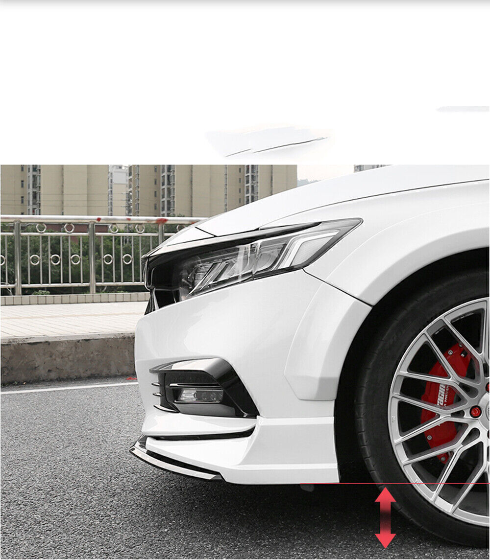 2pcs White Front Bumper Side Cover Trim Molding Kit fits Honda Accord 2018-2020