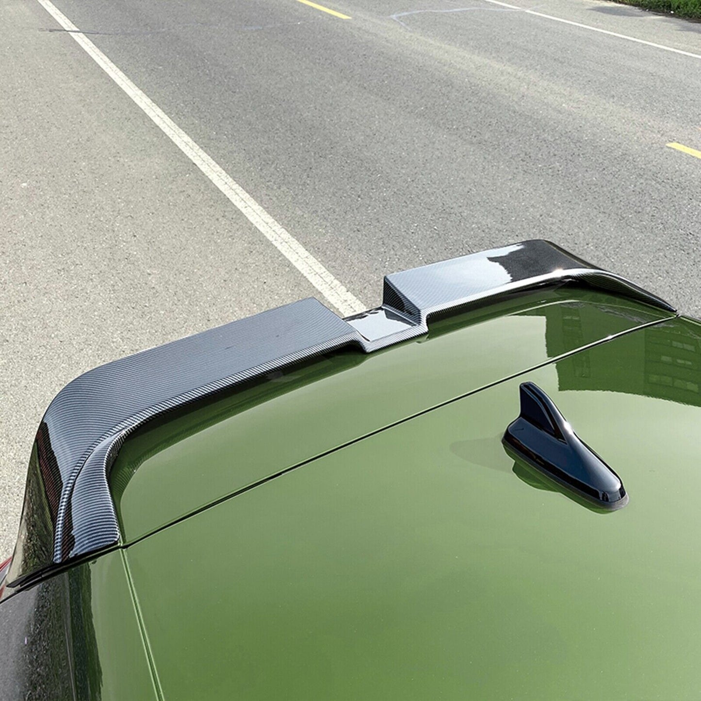 BLK Rear Trunk Spoiler Lip Wing Roof Lid fits VW Golf 8 MK8 R GTI GTD RLine 20-23