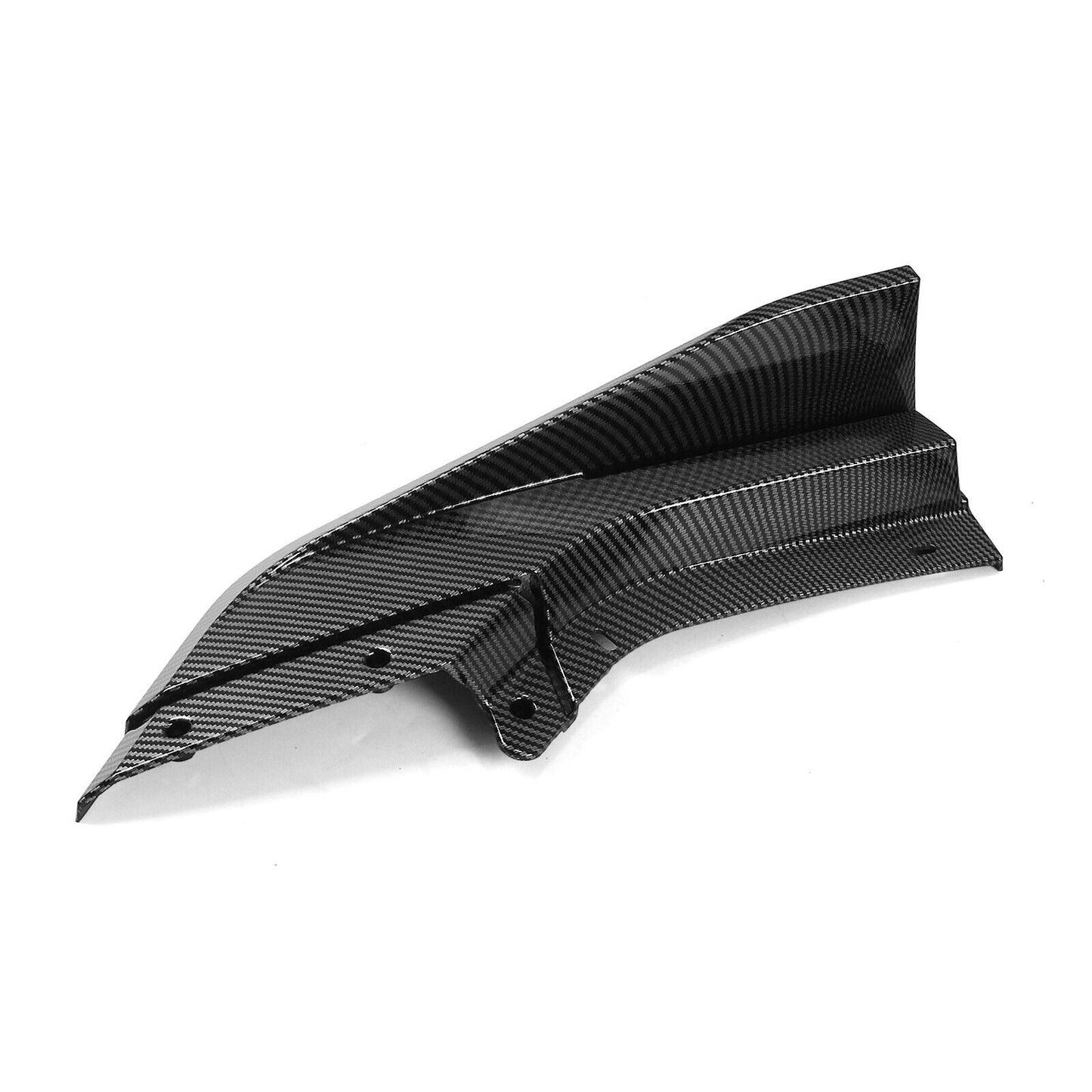 Carbon Fiber Look Front Bumper Spoiler Lip Splitter fits Chevy Corvette C8 20-24