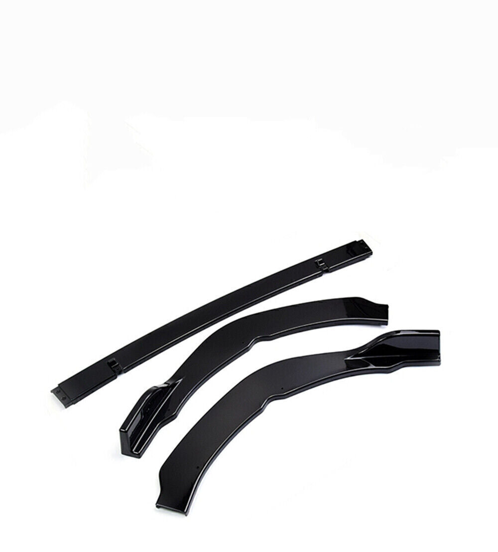 Gloss Black Front Bumper Spoiler Splitter fits Toyota Camry L LE XLE 2018 2019