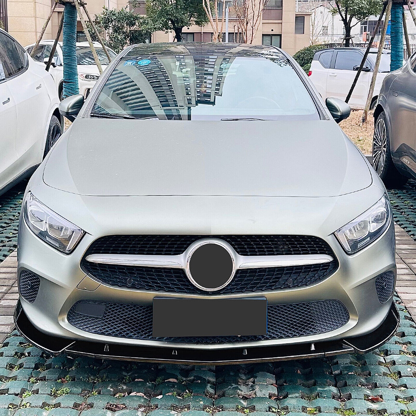 Front Spoiler Lip Splitter Bodykit fits Mercedes Benz W177 V177 18-22 Black