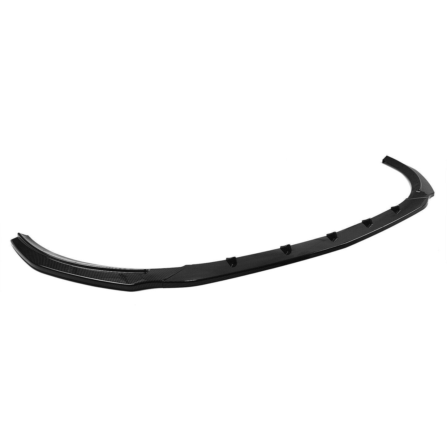 Carbon Fiber Look Front Spoiler Lip Splitter fits Mercedes Benz W117 CLA 17-19