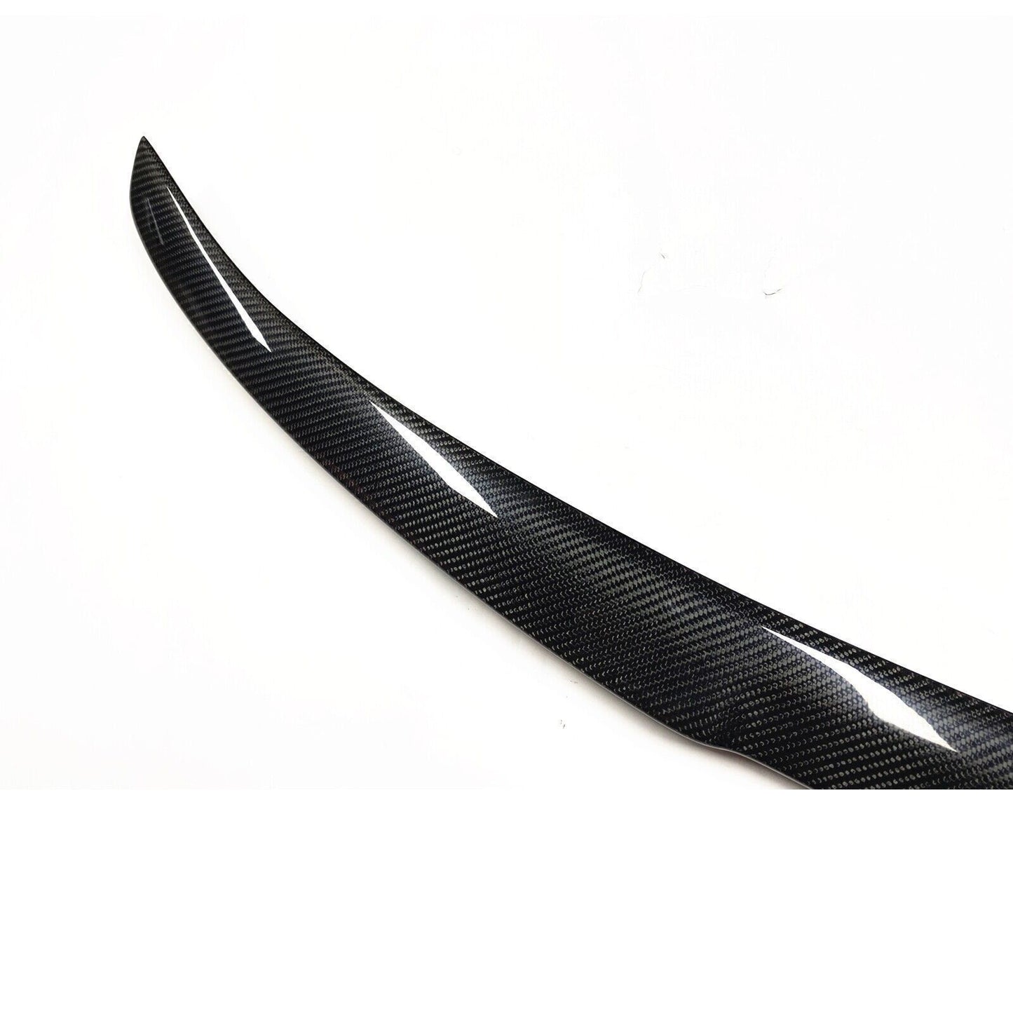 Black Rear Trunk Spoiler Wing Lip fits Infiniti Q70 2014-2019 Carbon Fiber