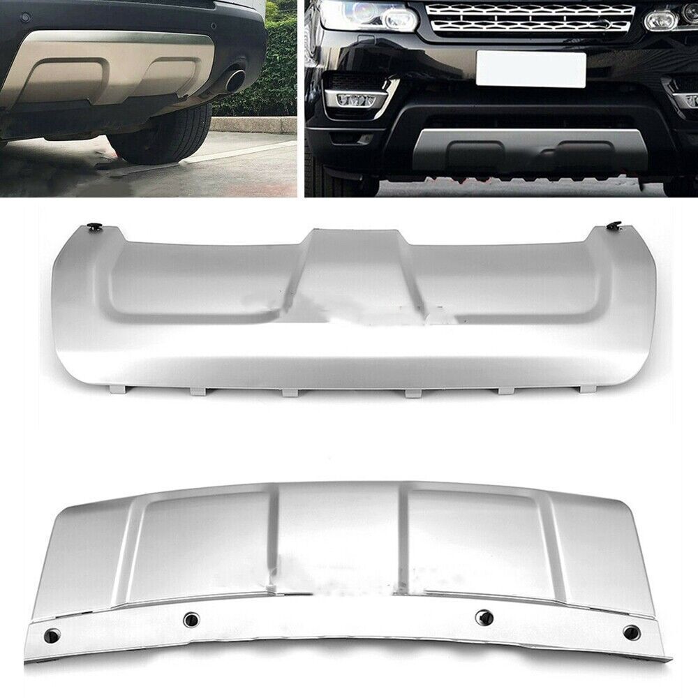 2x Front Rear Bumper Skid Plate Board Cover fits 2014-2017 LR Range Rover Sport