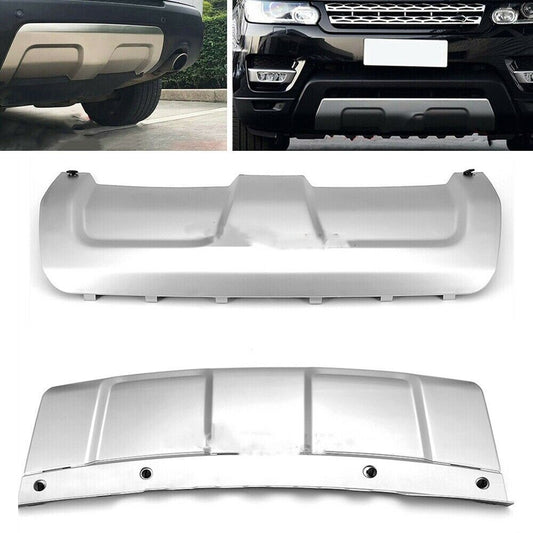 2x Front Rear Bumper Skid Plate Board Cover fits 2014-2017 LR Range Rover Sport