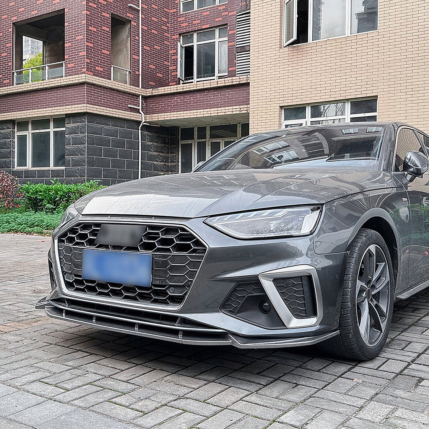 Front Spoiler Splitter Lip Bodykit fits Audi A4 S4 B9.5 Sline 2020-2024 CB Look