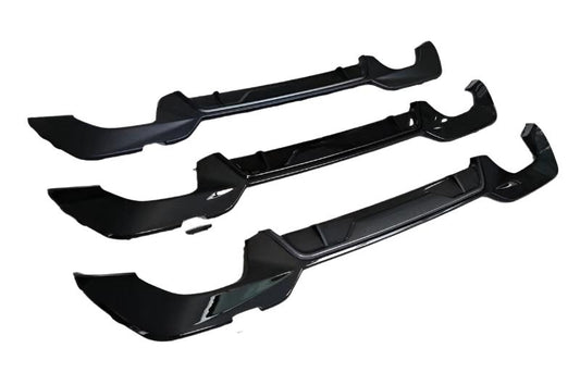 fits BMW G20 G28 M Sport 2019-2022 Rear Bumper Lip Diffuser Spoiler Matte Square