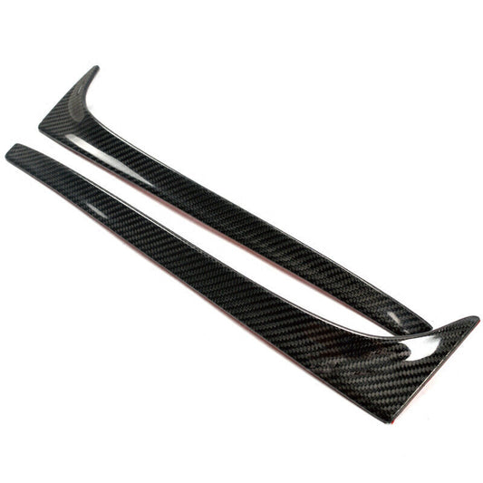 2X Carbon Fiber Rear Window Side Spoiler Wing fits VW GOLF 7 MK7 GT 2014-2018